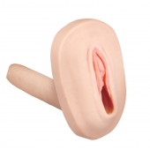 Мастурбатор-вагина с вибрацией и выносным пультом управления REALSTUFF SMOOTH   BALD - Dream Toys - в Нальчике купить с доставкой