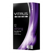 Презервативы с утолщённой стенкой VITALIS PREMIUM strong - 12 шт. - Vitalis - купить с доставкой в Нальчике