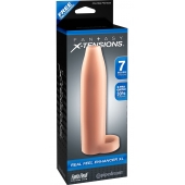 Телесная насадка Real Feel Enhancer XL - 17 см. - Pipedream - в Нальчике купить с доставкой