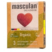 Экологически чистые презервативы Masculan Organic - 3 шт. - Masculan - купить с доставкой в Нальчике