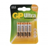 Батарейки алкалиновые GP Ultra Alkaline 24А AАA/LR03 - 4 шт. - Элементы питания - купить с доставкой в Нальчике