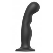 Черная насадка Strap-On-Me Dildo Plug P G size XXL - Strap-on-me - купить с доставкой в Нальчике