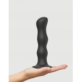 Черная насадка Strap-On-Me Dildo Geisha Balls size XL - Strap-on-me - купить с доставкой в Нальчике