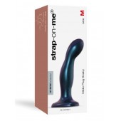Темно-синяя насадка Strap-On-Me Dildo Plug Snaky size M - Strap-on-me - купить с доставкой в Нальчике