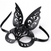 Черная ажурная маска  Зайка  с ушками - Crazy Handmade - купить с доставкой в Нальчике Черная ажурная маска  Зайка  с ушками - Crazy Handmade - купить с доставкой в Нальчике