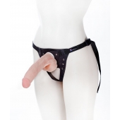 Реалистичный фаллос на поясе Harness - 20,5 см. - LOVETOY (А-Полимер) - купить с доставкой в Нальчике