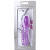 Фиолетовая насадка, удлиняющая половой член - 13,5 см. - Toyfa Basic - в Нальчике купить с доставкой