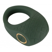 Зеленое эрекционное виброкольцо Luxurious Vibro Cock Ring - Orion - в Нальчике купить с доставкой