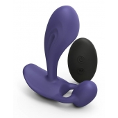 Темно-синий вибромассажер Witty P G Vibrator with Remote Control - Love to Love - в Нальчике купить с доставкой