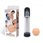 Автоматическая вакуумная помпа-мастурбатор Blowjob Auto Sucker Penis Enlarger Pump - Lux Fetish - в Нальчике купить с доставкой