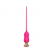 Розовый тонкий стимулятор Nipple Vibrator - 23 см. - I-MOON - купить с доставкой в Нальчике