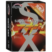 Презервативы Sagami Xtreme ENERGY с ароматом энергетика - 3 шт. - Sagami - купить с доставкой в Нальчике