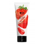 Лубрикант на водной основе OYO Aroma Gel Strawberry с ароматом клубники - 75 мл. - OYO - купить с доставкой в Нальчике