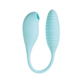 Голубое виброяйцо с вакуум-волновым стимулятором клитора Roow - JOS в Нальчике Голубое виброяйцо с вакуум-волновым стимулятором клитора Roow - JOS