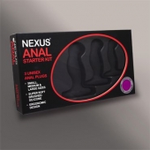 Набор из 3 массажеров простаты чёрного цвета NEXUS ANAL STARTER KIT - Nexus Range - в Нальчике купить с доставкой