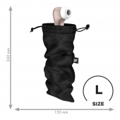 Черный мешочек для хранения игрушек Treasure Bag L - Satisfyer - купить с доставкой в Нальчике