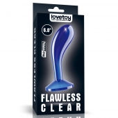 Синяя анальная втулка Flawless Clear Prostate Plug 6.0 - 15 см. - Lovetoy - в Нальчике купить с доставкой