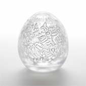Мастурбатор-яйцо Keith Haring EGG PARTY - Tenga - в Нальчике купить с доставкой
