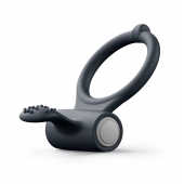 Черное эрекционное кольцо Power Clit - Dorcel - в Нальчике купить с доставкой