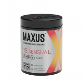 Анатомические презервативы MAXUS Sensual - 15 шт. - Maxus - купить с доставкой в Нальчике