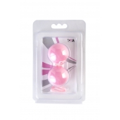 Розовые вагинальные шарики BI-BALLS - Toyfa Basic в Нальчике Розовые вагинальные шарики BI-BALLS - Toyfa Basic