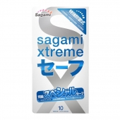 Презервативы Sagami Xtreme Ultrasafe с двойным количеством смазки - 10 шт. - Sagami - купить с доставкой в Нальчике