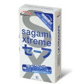 Презервативы Sagami Xtreme Ultrasafe с двойным количеством смазки - 10 шт. - Sagami - купить с доставкой в Нальчике