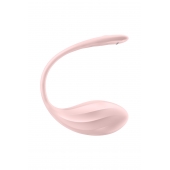 Розовое виброяйцо Ribbed Petal с пультом ДУ - Satisfyer в Нальчике Розовое виброяйцо Ribbed Petal с пультом ДУ - Satisfyer