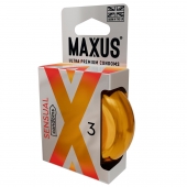 Презервативы анатомической формы Maxus Sensual - 3 шт. - Maxus - купить с доставкой в Нальчике