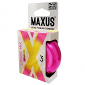Ароматизированные презервативы Maxus Exotic Mix - 3 шт. - Maxus - купить с доставкой в Нальчике
