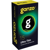 Прозрачные ультратонкие презервативы Ganzo Ultra thin - 15 шт. - Ganzo - купить с доставкой в Нальчике