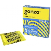 Классические презервативы с обильной смазкой Ganzo Classic - 3 шт. - Ganzo - купить с доставкой в Нальчике