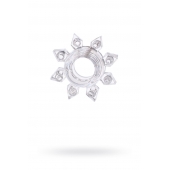 Прозрачное гелевое эрекционное кольцо-звезда - Toyfa Basic - в Нальчике купить с доставкой