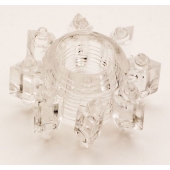 Прозрачное гелевое эрекционное кольцо-звезда - Toyfa Basic - в Нальчике купить с доставкой