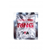 Прозрачное эрекционное кольцо с вибратором  и подхватом - Toyfa Basic - в Нальчике купить с доставкой