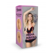 Двусторонний мастурбатор Misha Maver - 22 см. - ФлешНаш - в Нальчике купить с доставкой