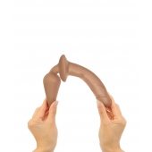 Карамельный двусторонний фаллоимитатор Switch Plug-In Realistic Size S - Strap-on-me купить с доставкой в интернет-магазине Orgasmix в Нальчике Карамельный двусторонний фаллоимитатор Switch Plug-In Realistic Size S - Strap-on-me