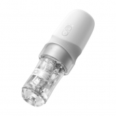 Белый автоматический мастурбатор Extra Sauce - Sauce - в Нальчике купить с доставкой Белый автоматический мастурбатор Extra Sauce - Sauce - в Нальчике купить с доставкой