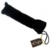 Двусторонний стеклянный фаллос с синей спиралью - 21 см. - Sexus купить с доставкой в интернет-магазине Orgasmix в Нальчике Двусторонний стеклянный фаллос с синей спиралью - 21 см. - Sexus