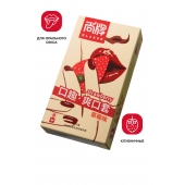 Презервативы Elasun Strawberry с аромато клубники - 10 шт. - Elasun - купить с доставкой в Нальчике