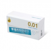 Увлажнённые презервативы Sagami Original 0.01 Extra Lub - 12 шт. - Sagami - купить с доставкой в Нальчике