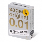 Презервативы Sagami Original 0.01 L-size увеличенного размера - 2 шт. - Sagami - купить с доставкой в Нальчике