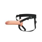 Полый страпон на ремнях 8’’ Hollow Silicone Strap-on - Pipedream - купить с доставкой в Нальчике