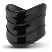 Черное эрекционное кольцо на мошонку Beef Ball Stretcher Snug X Long - Blush Novelties - в Нальчике купить с доставкой