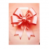 Пакет с принтом в виде банта с вырубной ручкой (30х40 см) - Сима-Ленд - купить с доставкой в Нальчике