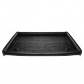 Черная виниловая простынь с надувными краями Nuru Inflatable Vinyl Massage Sheet - XR Brands - купить с доставкой в Нальчике