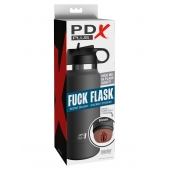 Смуглый мастурбатор-вагина в корпусе-бутылке F*ck Flask - Pipedream - в Нальчике купить с доставкой