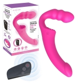 Розовый безремневой страпон Straples Strap-On Dildo - Erokay - купить с доставкой в Нальчике