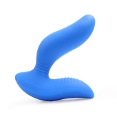 Синий вибромассажер простаты 3,5’’ Curve P-spot Massager - 12 см. - Erokay - в Нальчике купить с доставкой