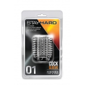 Прозрачная насадка с шипами STAY HARD COCK SLEEVE 01 CLEAR - Blush Novelties - в Нальчике купить с доставкой